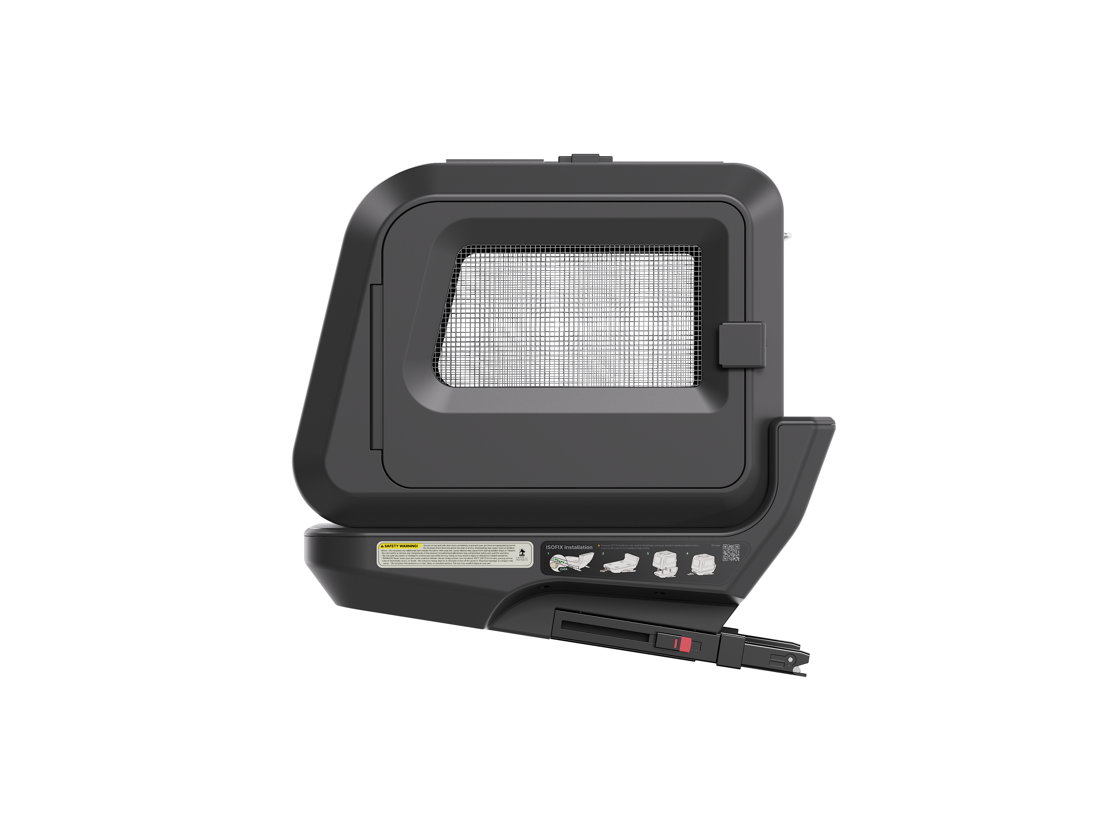 Vomer Standard Pet Carseat (charcoal)