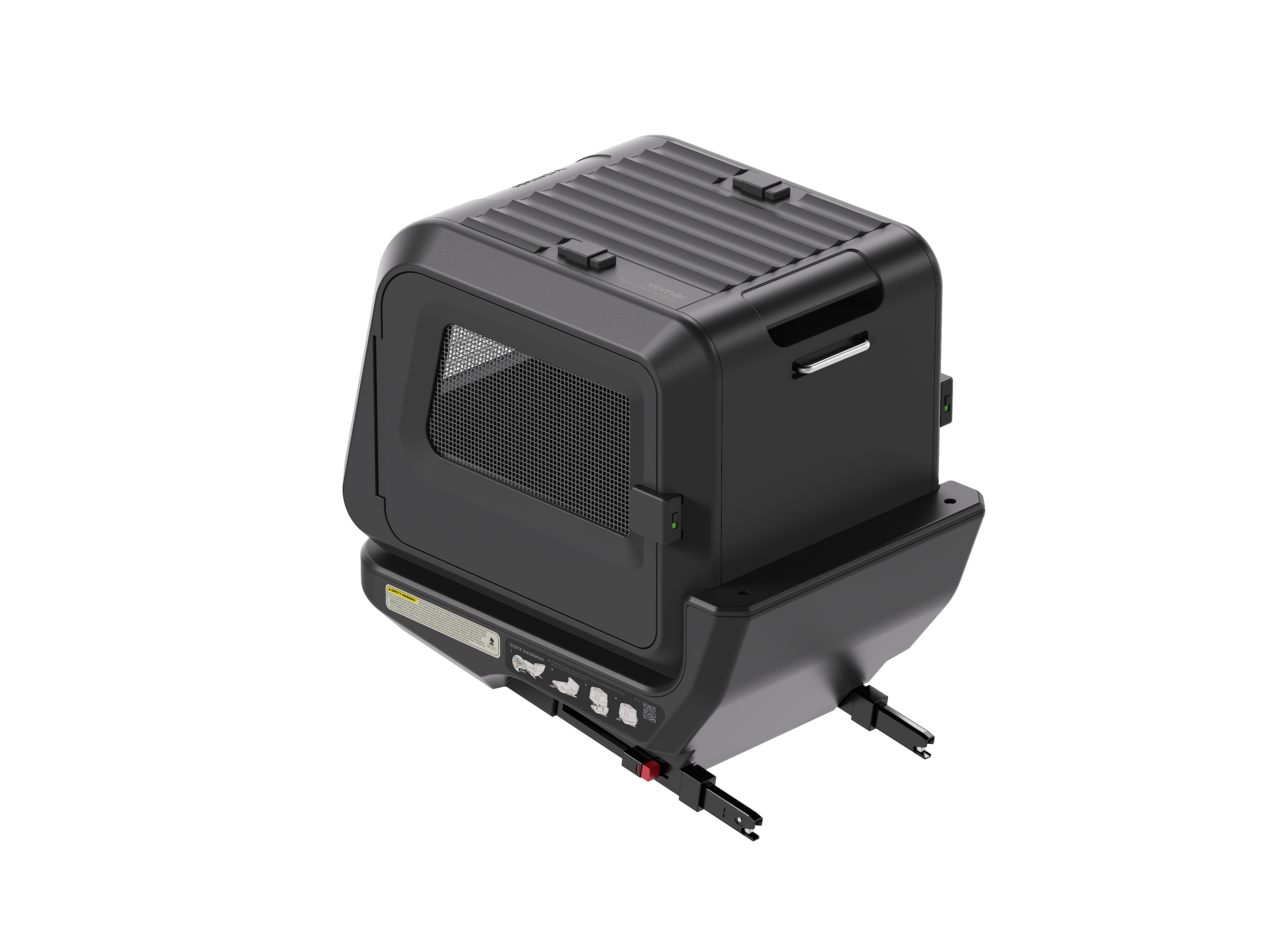 Vomer Standard Pet Carseat (charcoal)