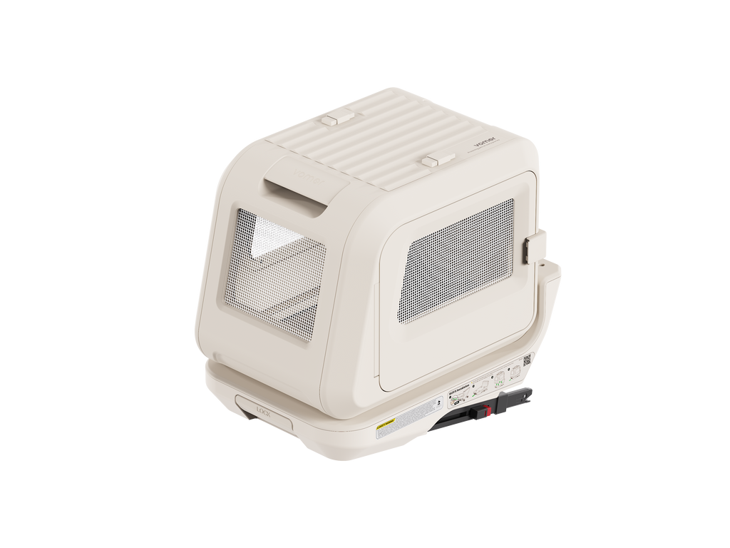Vomer Standard Pet Carseat (ash ivory)